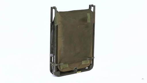 US Military Surplus Foldable Field Hospital Bed / Cot - image 6 from the video